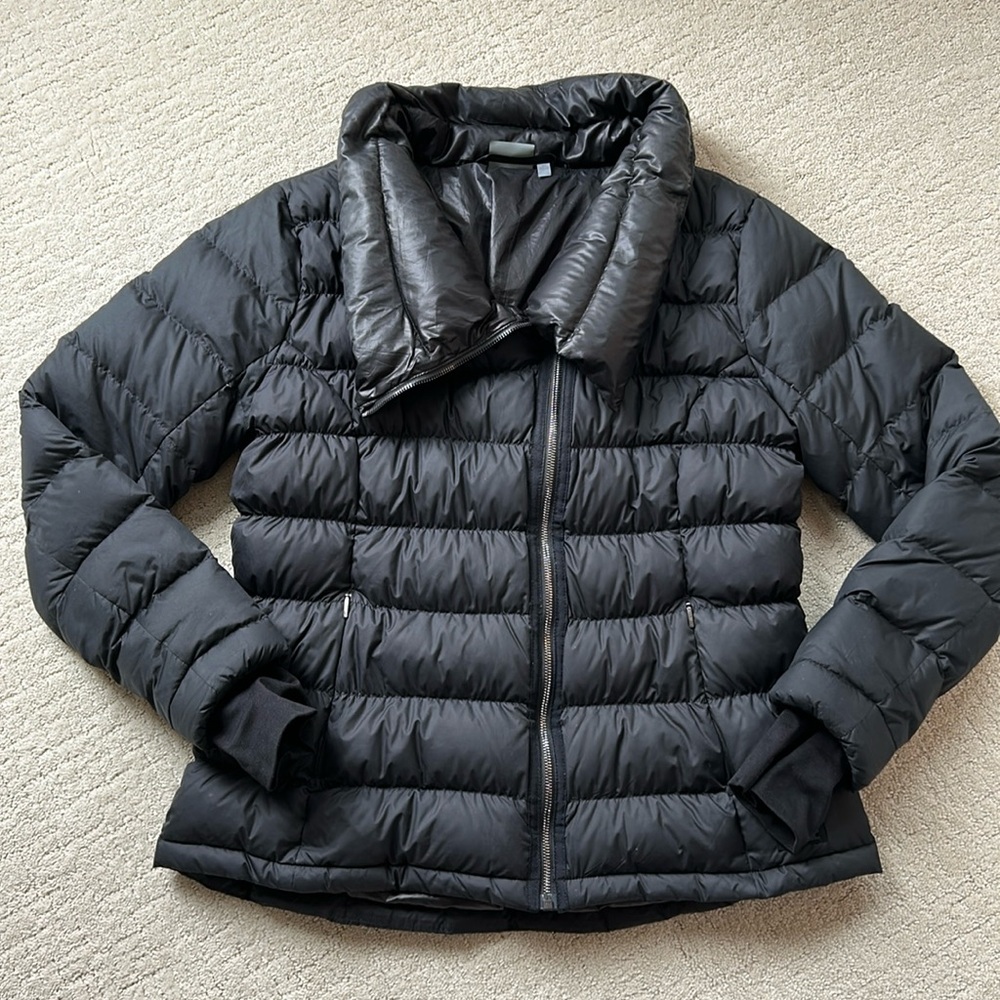 Athleta Black Puffer Jacket